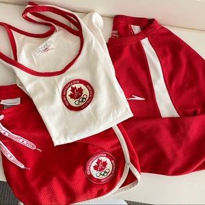 Team Canada Olympics 3-Piece Uniform Set in XS